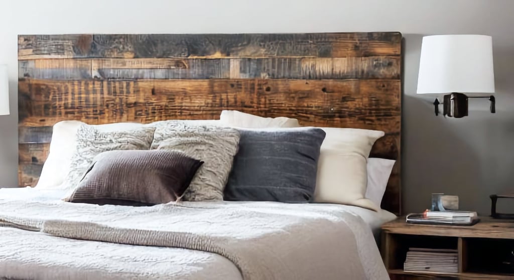 Masculine Rustic Headboard