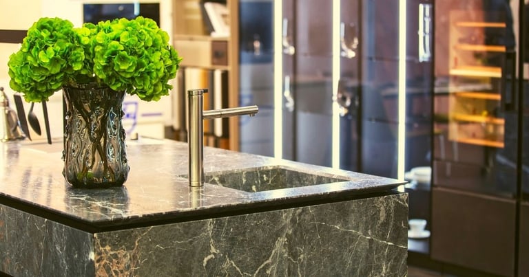 How to Give Your Gray Kitchen a Pop of Color