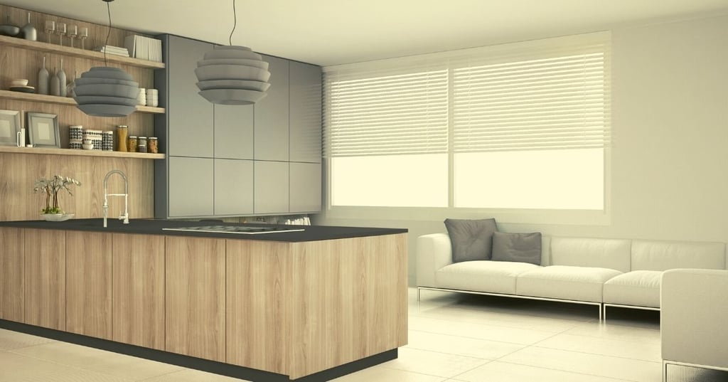 Gray Kitchen Cabinets Black Counter