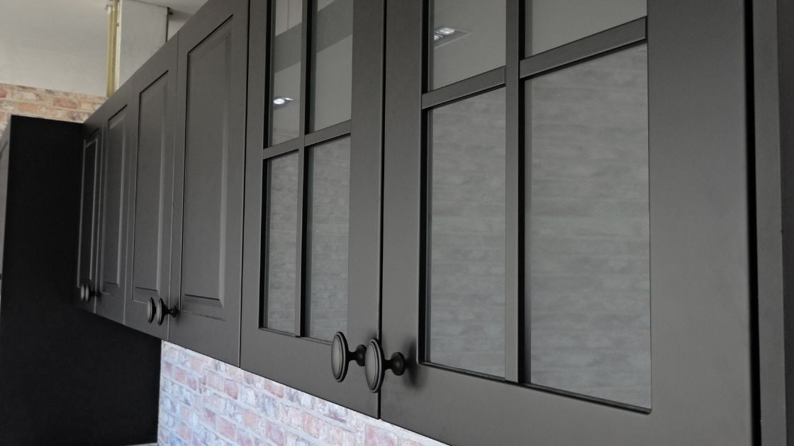 Dark Wooden Cabinets