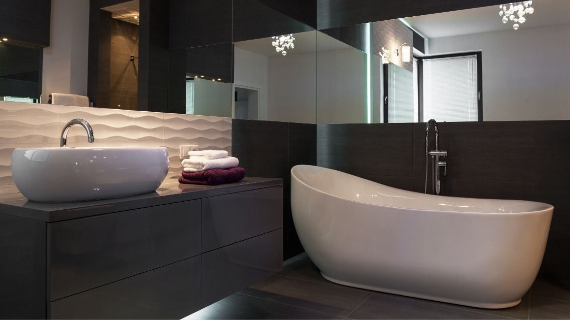 Luxury Dark Bathroom