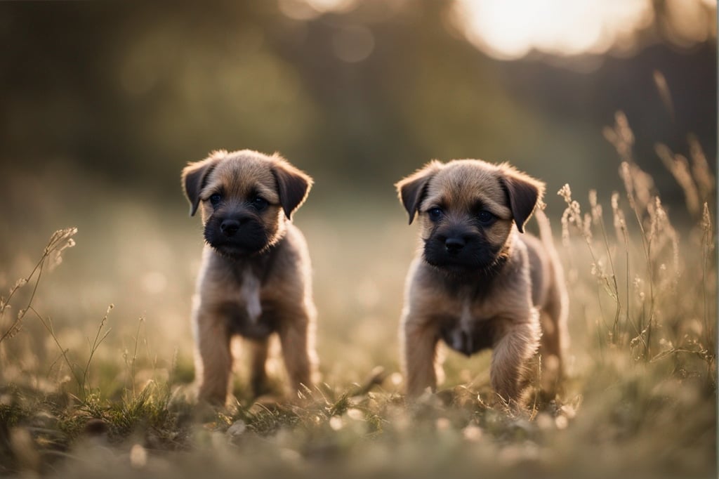 Border Terrier puppy socialization