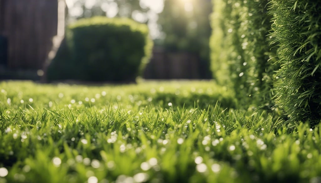 A sod lawn that has been overgrown and is starting to look patchy