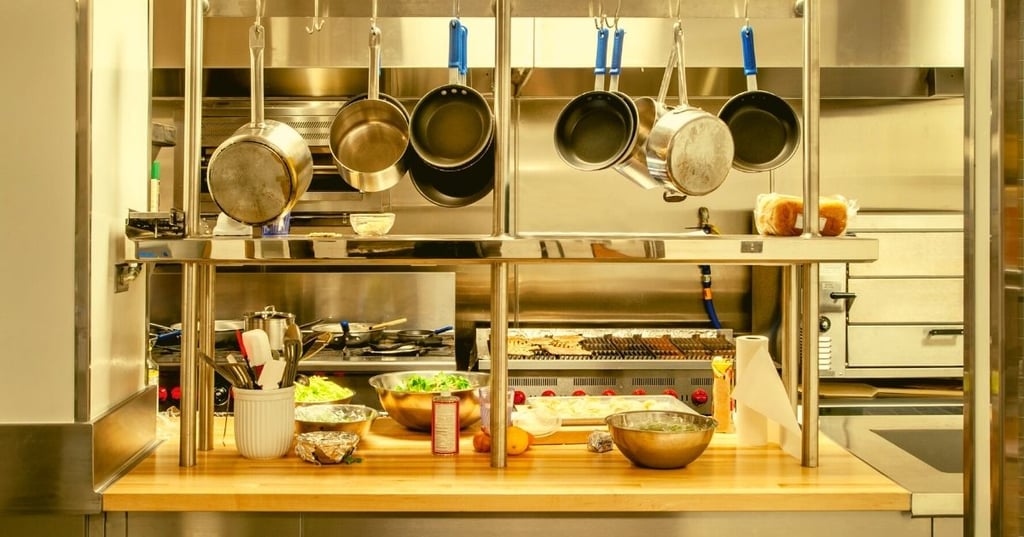 Use a pot rack
