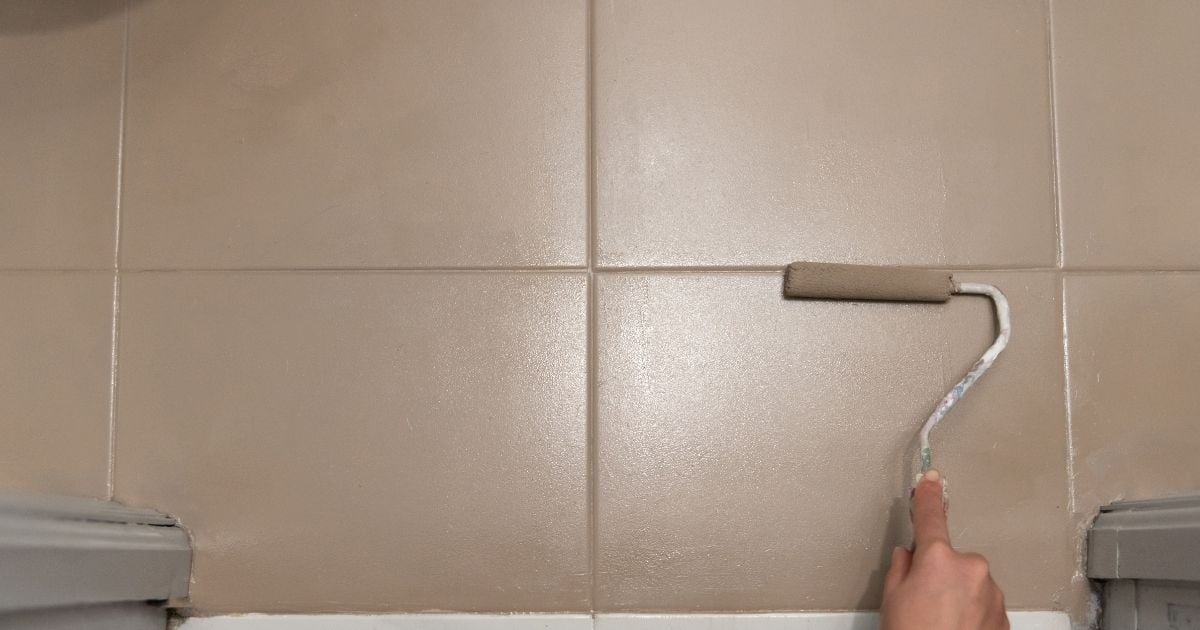How to Paint Your Bathroom Tile Floor