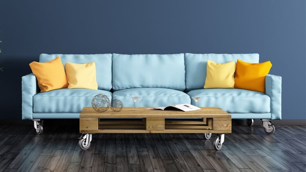 coffee table on wheels