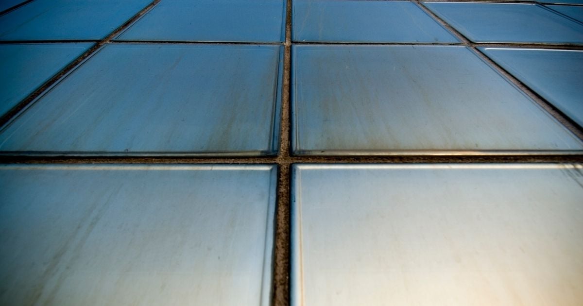 Add Some Glamour to Your Shower With Metallic Tiles 
