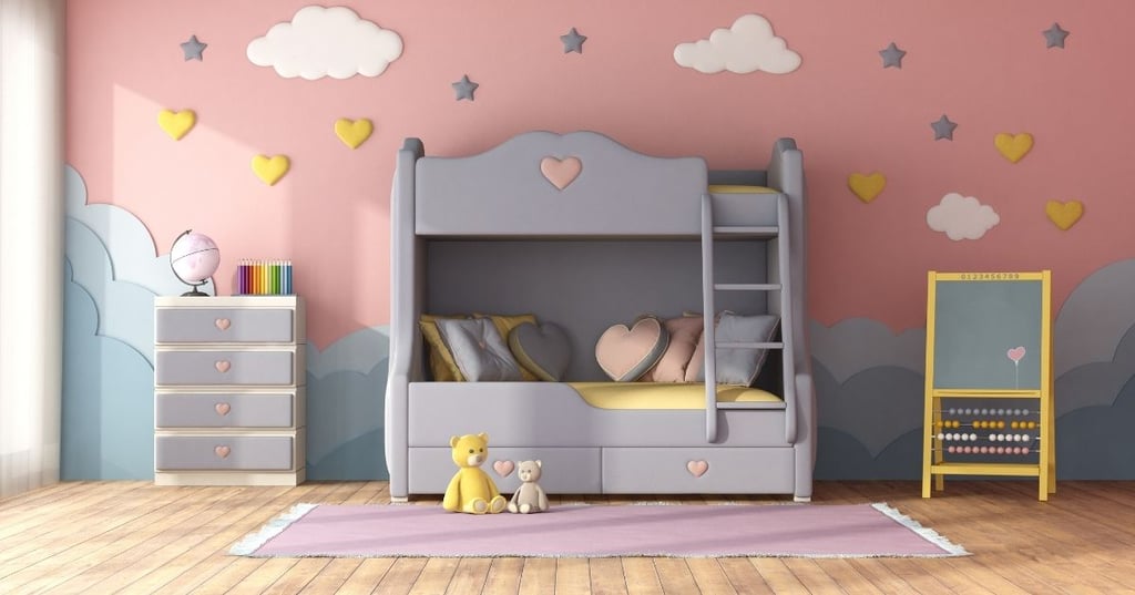 Create a shared bedroom thats fun and stylish