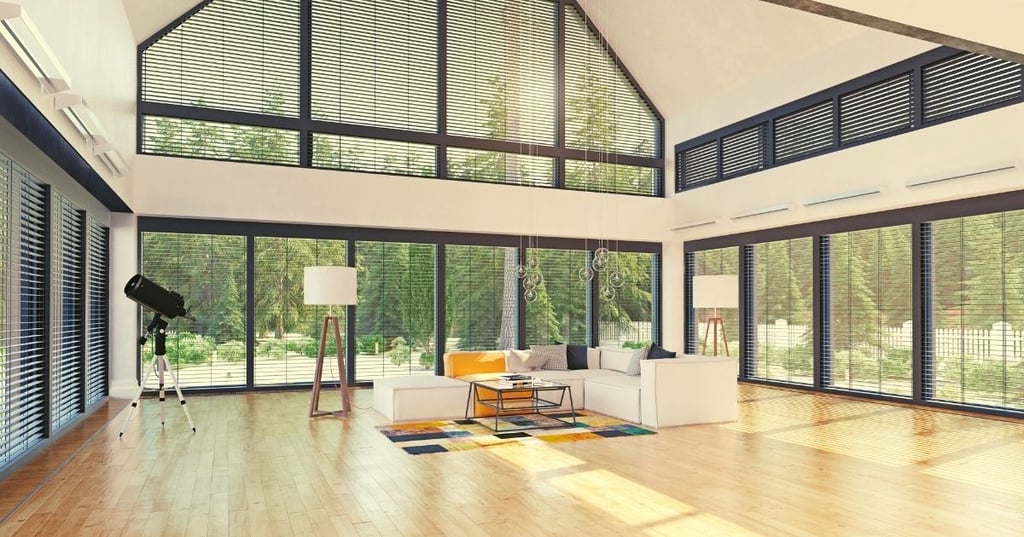 How to fill a room with high ceilings