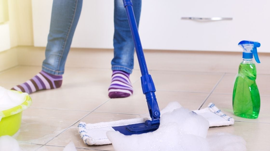 What is the most accessible kitchen floor to maintain