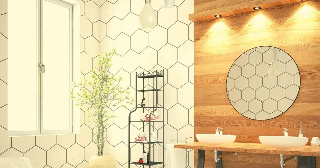 Where is the best place for a bathroom with a clear glass window