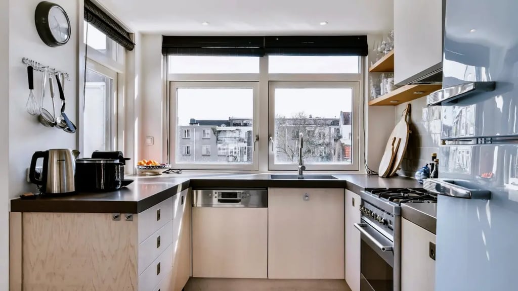 light colors for a small kitchen