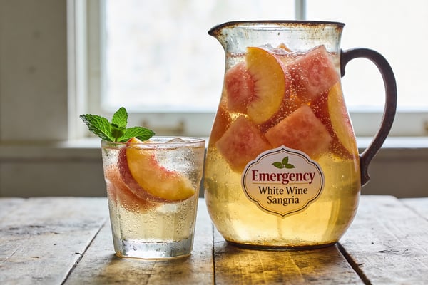 5-Minute 'Emergency' White Wine Sangria