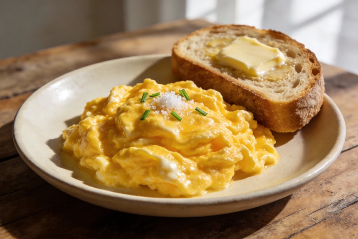 5-Minute Soft Scrambled Eggs