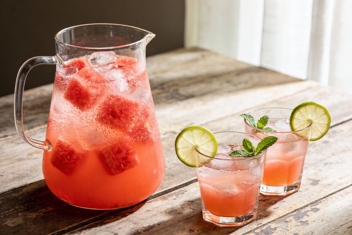 5-Minute Watermelon Sparkler Pitcher