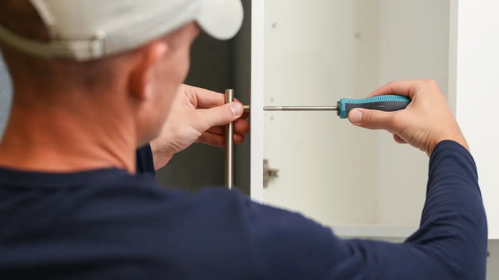 Kitchen cabinet makeover DIY