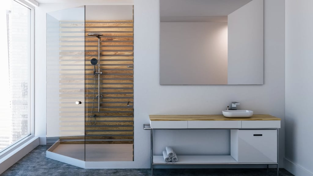 How to design a walk in shower