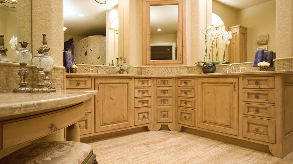 Antique Bathroom Vanity Wooden