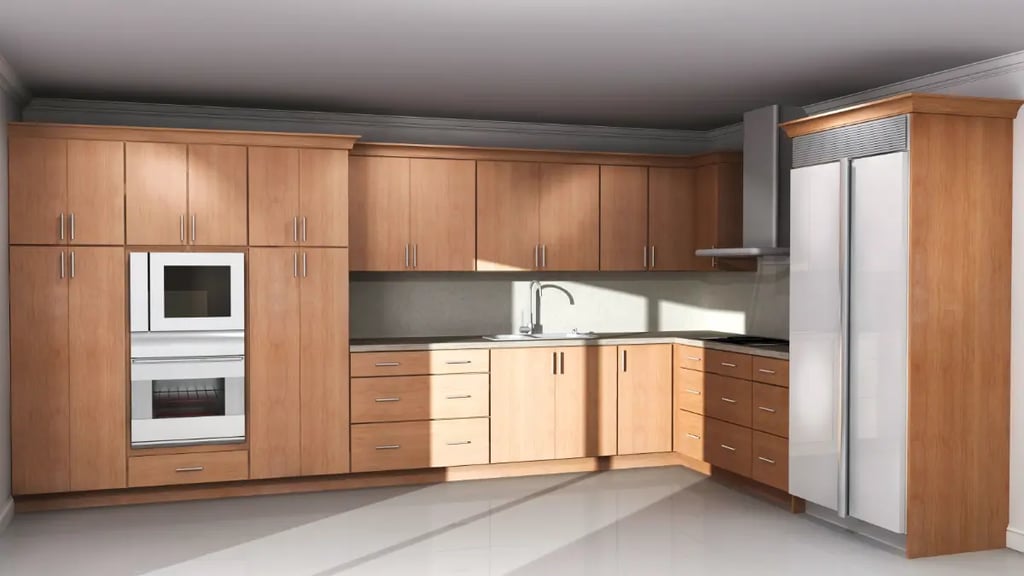 How to make old wood cabinets look new