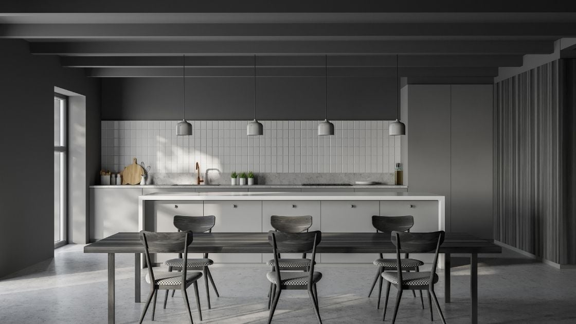 Dark Gray Kitchen