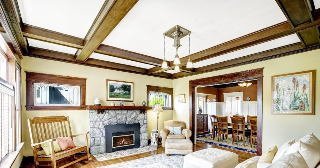 The Tricky Art of Lighting a Coffered Ceiling