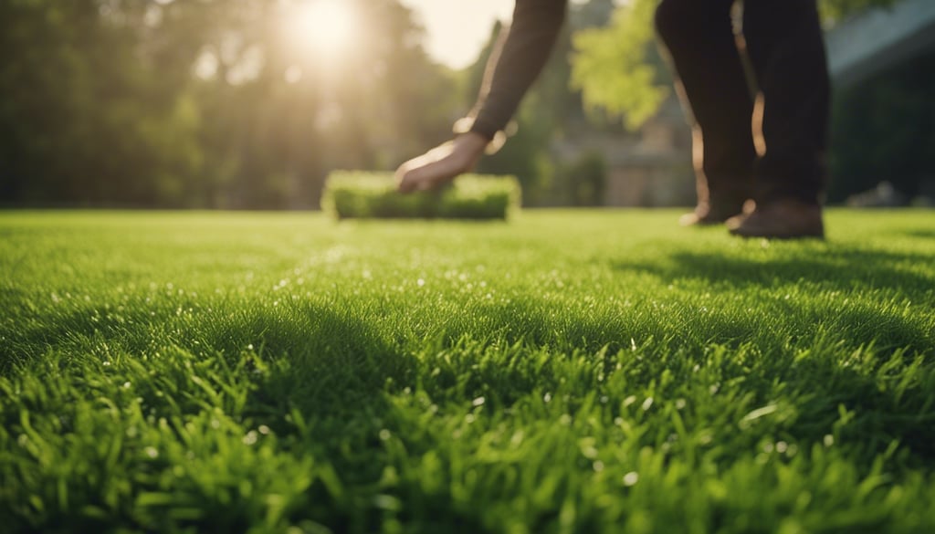 fertilizing new sod lawn
