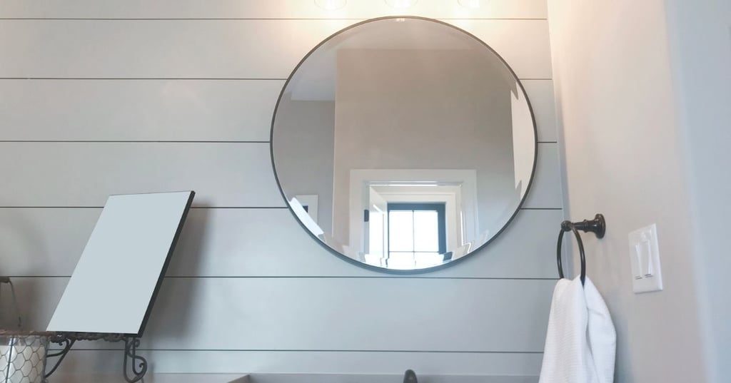 Shiplap Walls in the Bathroom