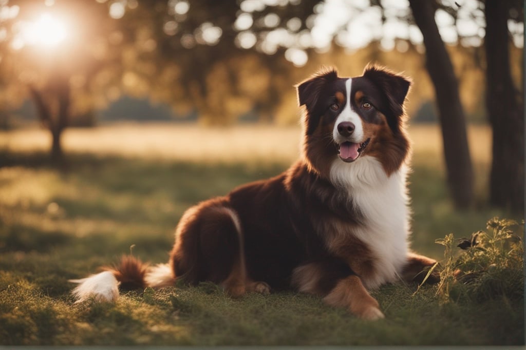 Brown Australian Shepherd Training