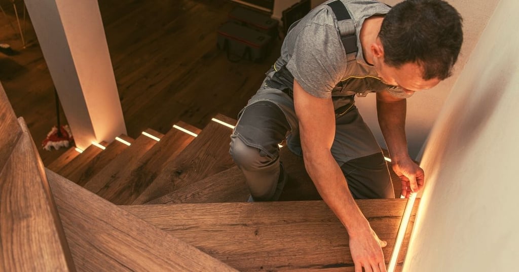 Installation of LED lights is simple and easy