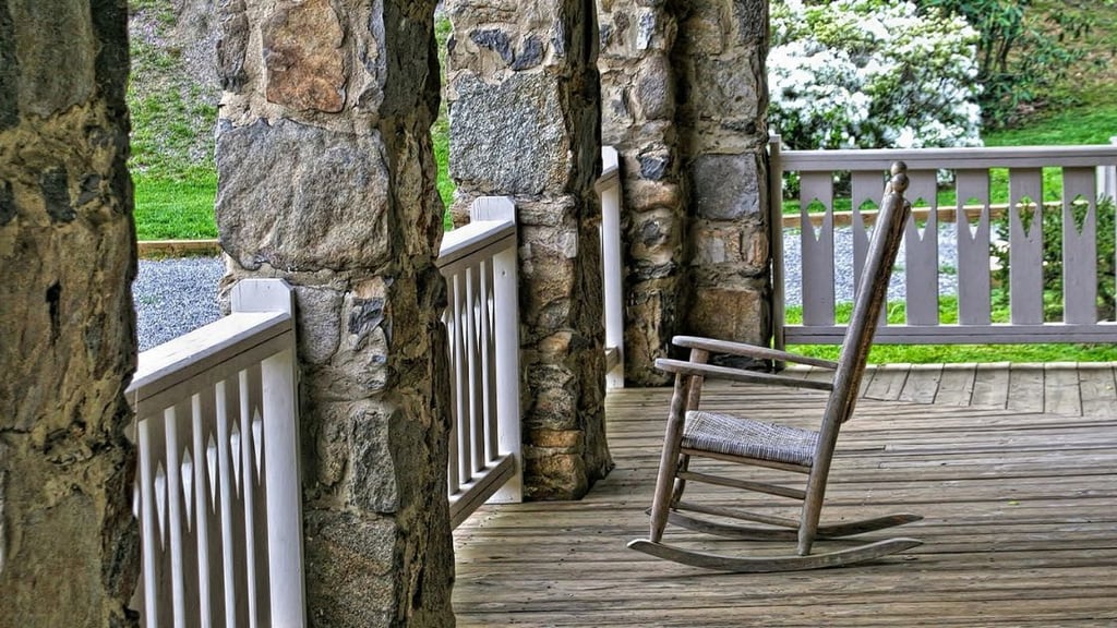 Hitchcock style rocking chair