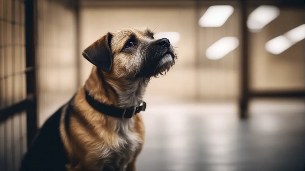 Bringing an adopted border terrier into your home