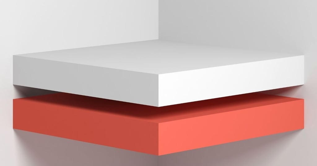 Shelf brackets are your friend when hanging shelves in a corner