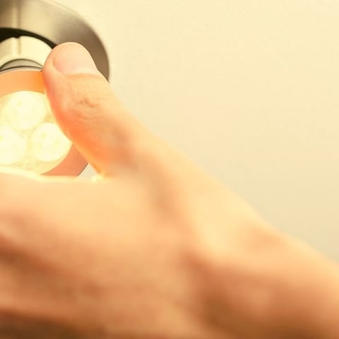 Can LED lights be used in the attic