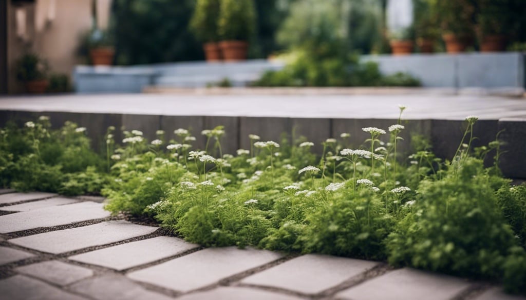 Install edging for pavers