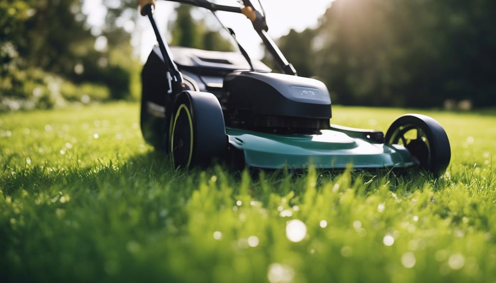 Preparing to Mow New Sod