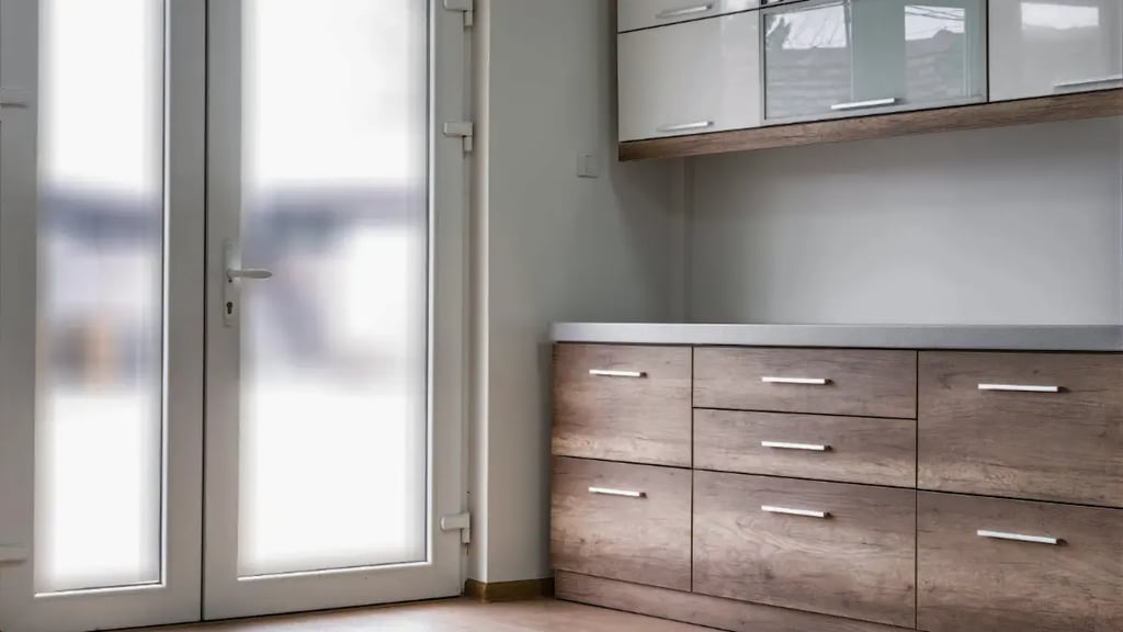 Can I cover my kitchen cabinets without paint