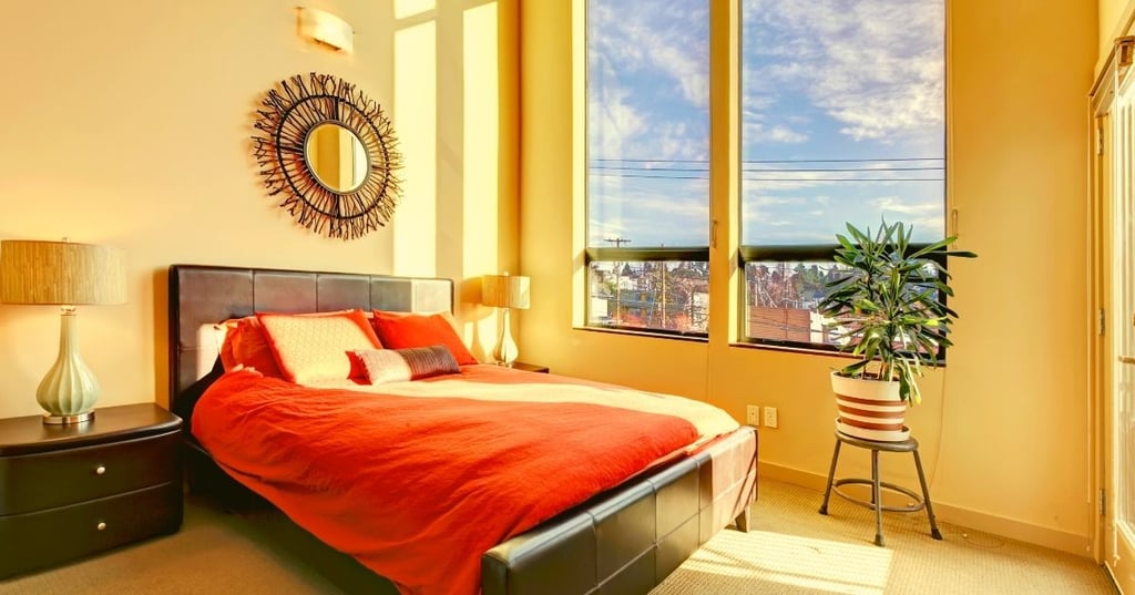 Decorating Small Rooms with High Ceilings