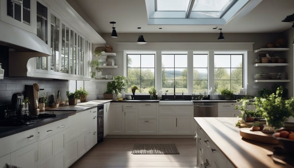 How to light a modern farmhouse kitchen