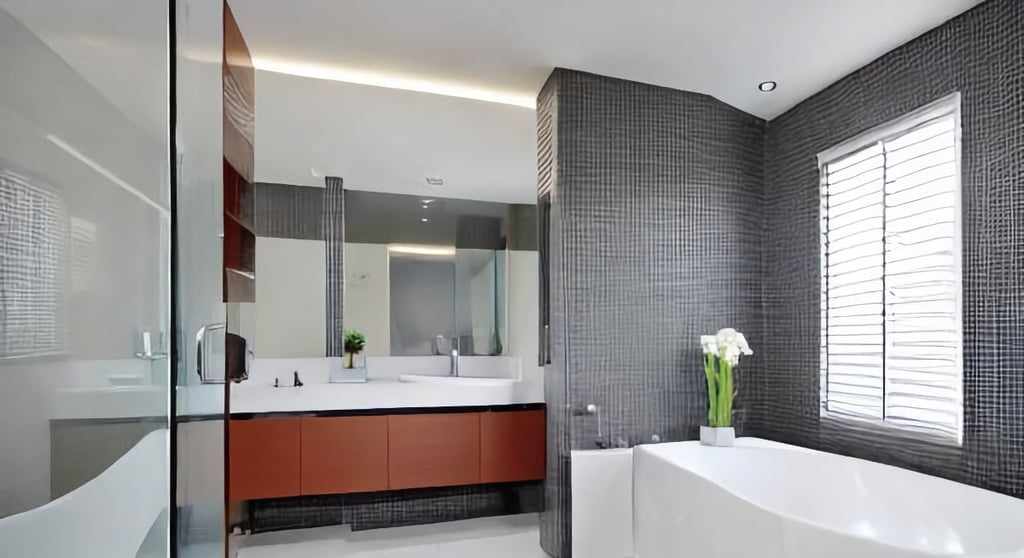 Modern small bathroom