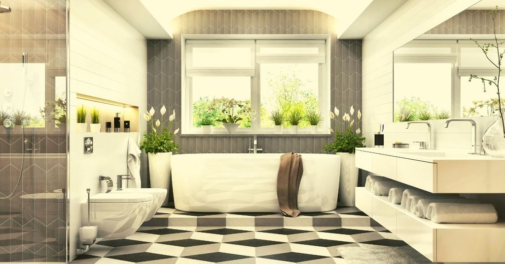 Many Benefits of a Glass Filled Bathroom Window