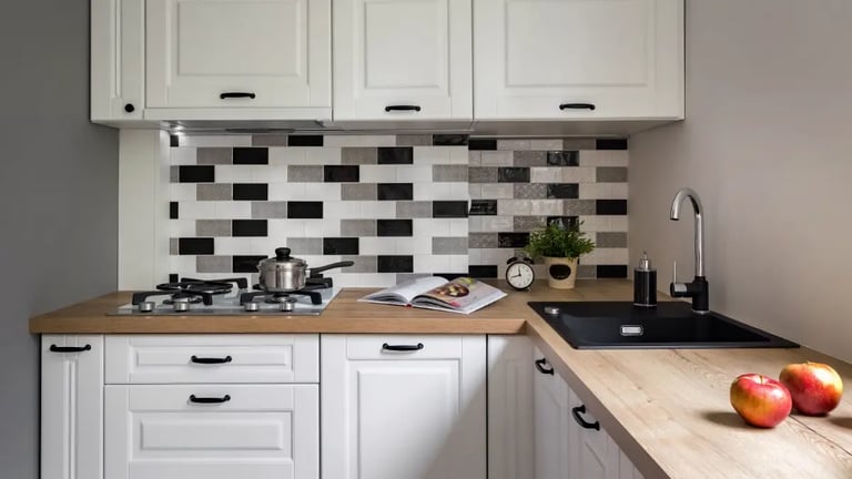 make your small kitchen look bigger