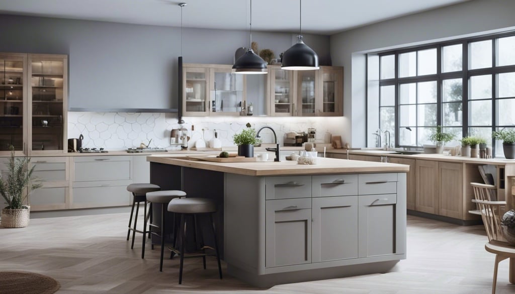 Scandinavian Style kitchen cabinets