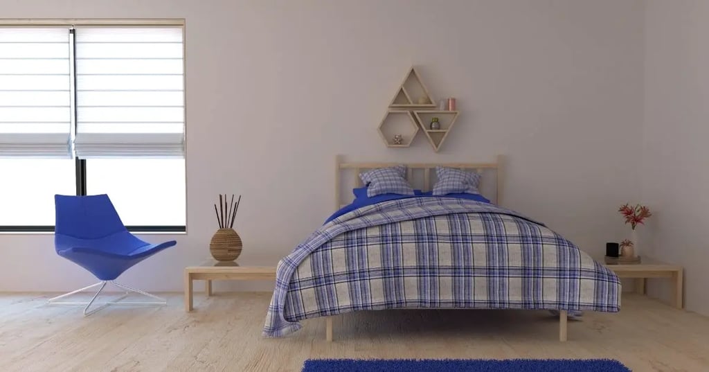 male bedroom focal point