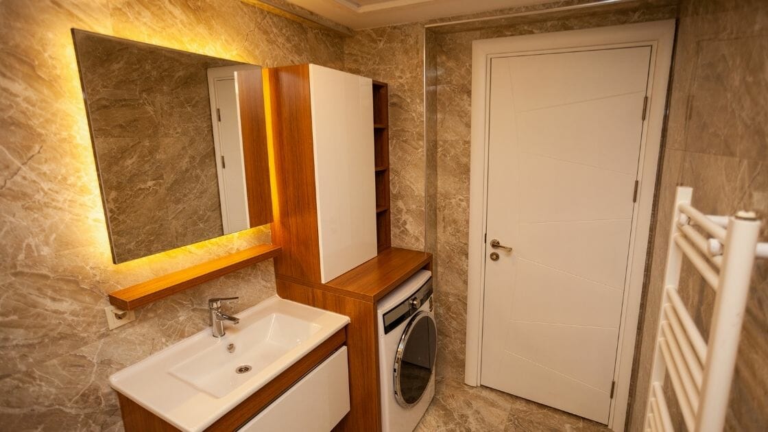 Bathroom countertop cabinet