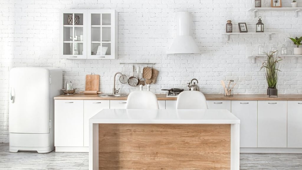 Small Kitchen With Small Kitchen Island