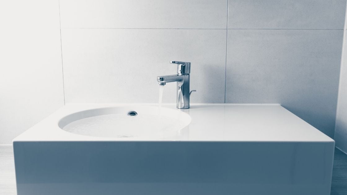 Grey Blue Bathroom Vanity