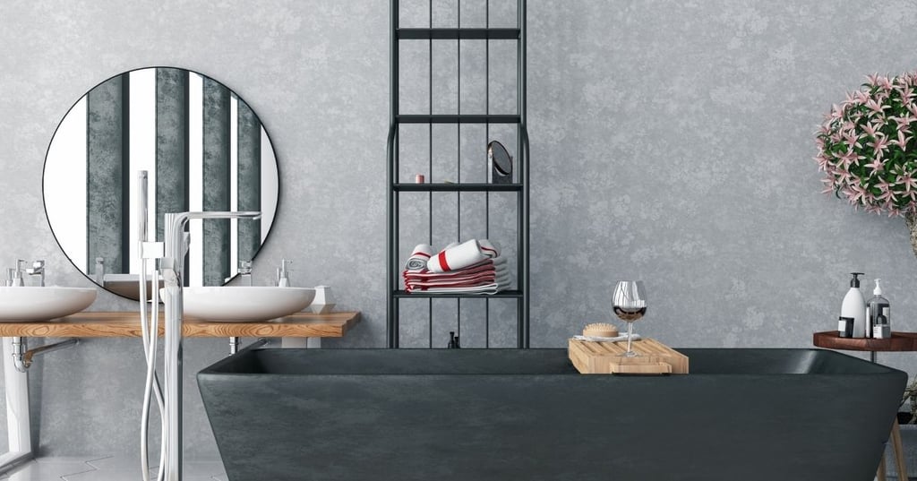 Add a Splash of Color to Your Bathroom with a Towel Rack