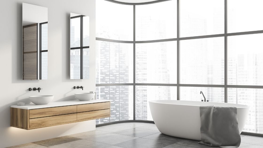 Floating Wood Bathroom Vanity