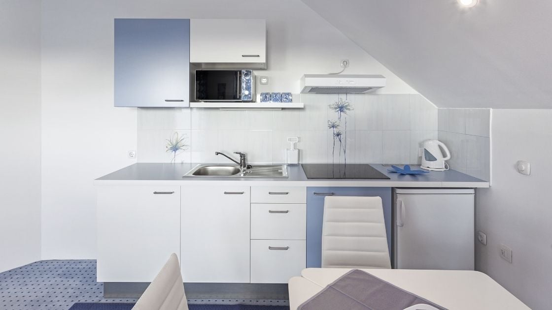 Modern Small Attic Kitchen