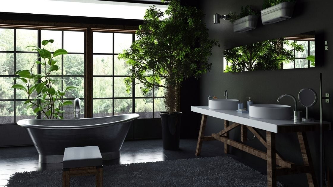 Bathroom With Tropical Feel